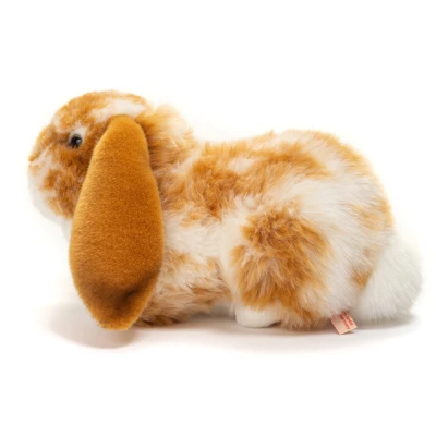 TEDDY HERMANN Królik jasnobrązowo-biały leżący 30 cm maskotka dla dzieci 926580
