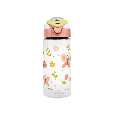 MINILAND Butelka junior na przycisk Dreamland 500ml Motyle