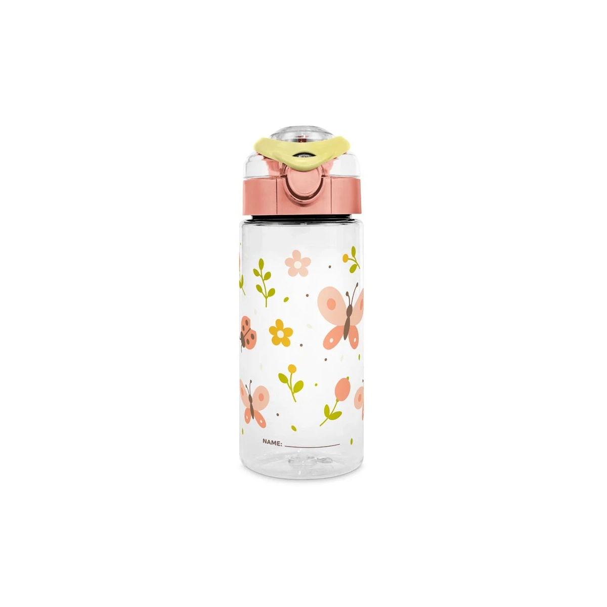 MINILAND Butelka junior na przycisk Dreamland 500ml Motyle
