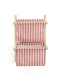 KID'S CONCEPT półka ścienna materiałowa w paski clay pink