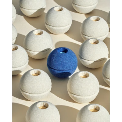 MODU Foam Ball piłka piankowa sand grey / honey yellow