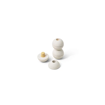 MODU Foam Balls zestaw 3 piłek piankowych sand grey / honey yellow