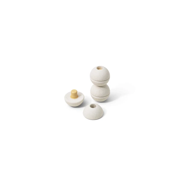 MODU Foam Balls zestaw 3 piłek piankowych sand grey / honey yellow