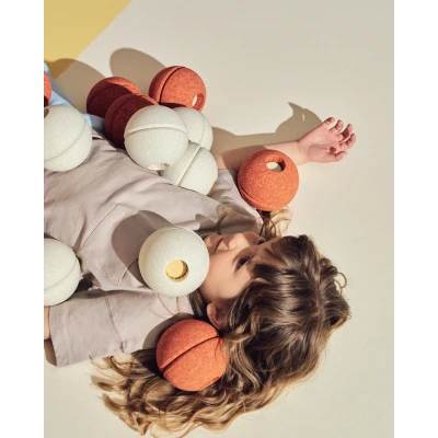 MODU Foam Balls zestaw 3 piłek piankowych sand grey / honey yellow