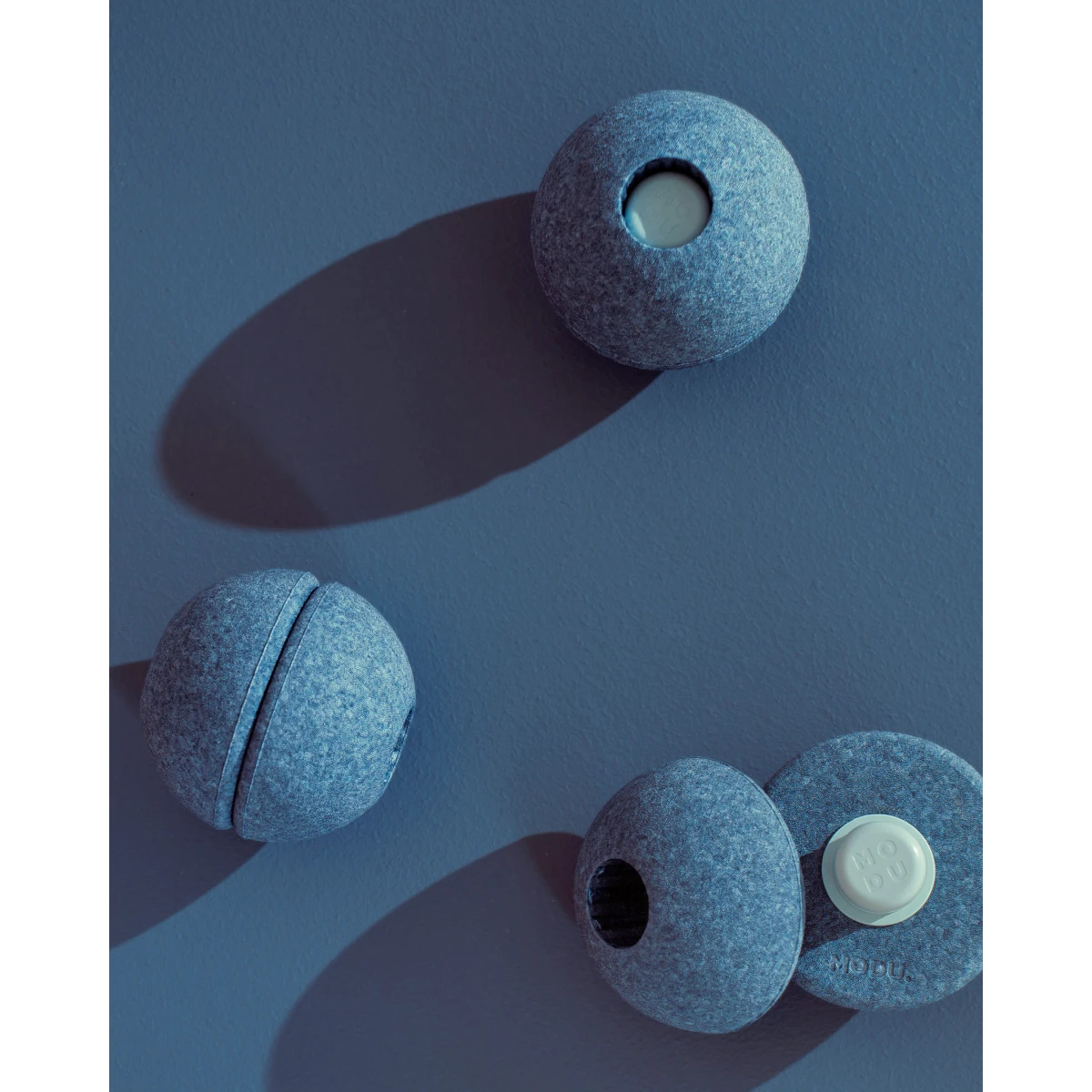 MODU Foam Balls zestaw 3 piłek piankowych deep blue / sky blue