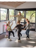 MODU Education set mały – kreatywne klocki rozwijające motorykę dużą ocean mint / forest green
