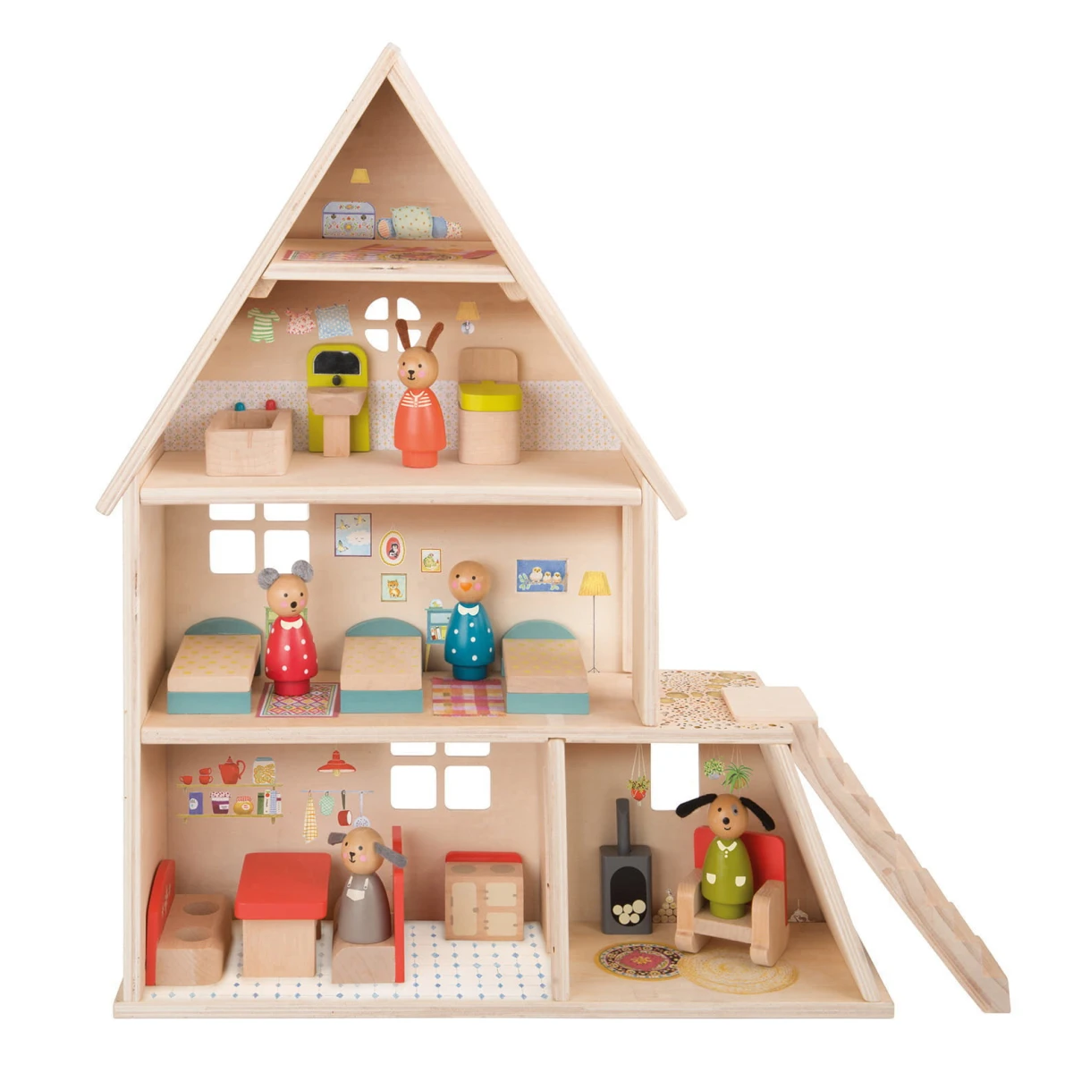 MOULIN ROTY Domek dla lalek z mebelkami