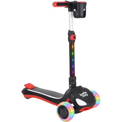KiddobooTrecyclo Hulajnoga Elektryczna 3-kołowa dla Dzieci 3+ Black