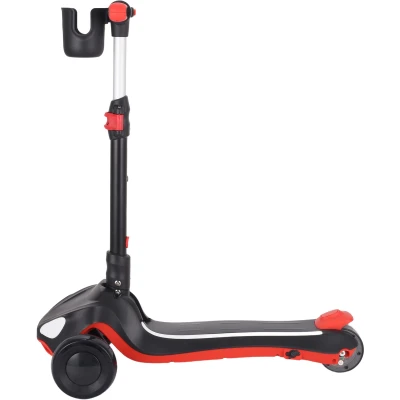 KiddobooTrecyclo Hulajnoga Elektryczna 3-kołowa dla Dzieci 3+ Black