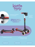 KiddobooTrecyclo Hulajnoga Elektryczna 3-kołowa dla Dzieci 3+ Black