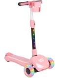KiddobooTrecyclo Hulajnoga Elektryczna 3-kołowa dla Dzieci 3+ Pink