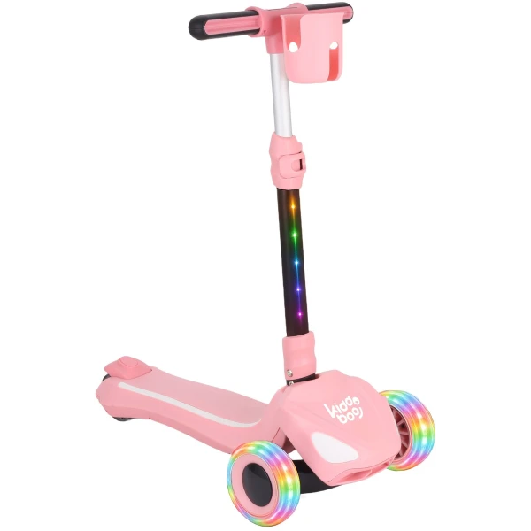 KiddobooTrecyclo Hulajnoga Elektryczna 3-kołowa dla Dzieci 3+ Pink
