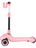 KiddobooTrecyclo Hulajnoga Elektryczna 3-kołowa dla Dzieci 3+ Pink
