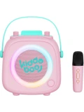 Kiddoboo zestaw karaoke głośnik KidsVoice różowy 3+