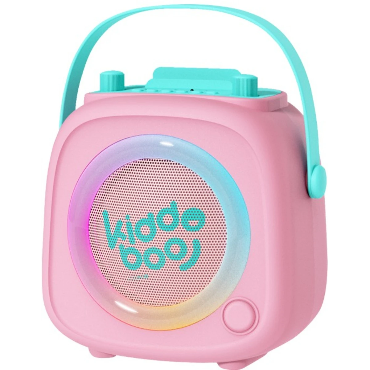 Kiddoboo zestaw karaoke głośnik KidsVoice różowy 3+