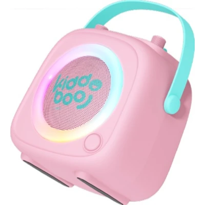 Kiddoboo zestaw karaoke głośnik KidsVoice różowy 3+