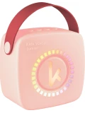 Kiddoboo mini zestaw karaoke głośnik Pink 3+