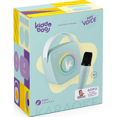 Kiddoboo mini zestaw karaoke głośnik Blue 3+