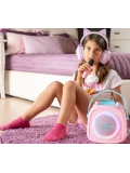 Kiddoboo zestaw karaoke głośnik KidsVoice różowy 3+
