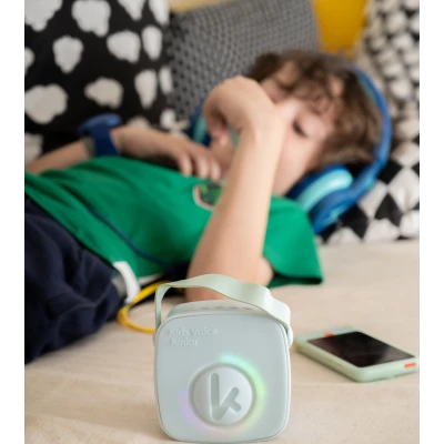 Kiddoboo mini zestaw karaoke głośnik Blue 3+