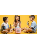 Kiddoboo zestaw karaoke głośnik KidsVoice różowy 3+