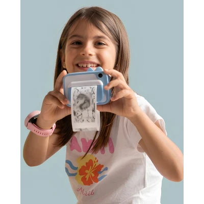Kiddoboo FotoFun 1 aparat dla dzieci z drukarką termiczną + karta 32GB Blue
