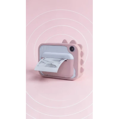 Kiddoboo FotoFun 1 aparat dla dzieci z drukarką termiczną + karta 32GB Pink