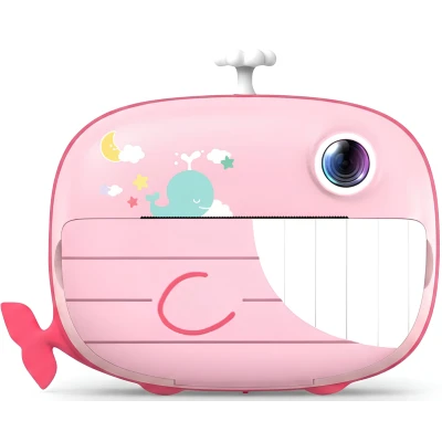 Kiddoboo FotoFun 2 aparat z drukarką termiczną i selfie + karta 32GB Pink