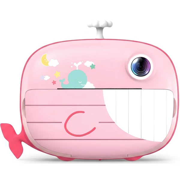 Kiddoboo FotoFun 2 aparat z drukarką termiczną i selfie + karta 32GB Pink