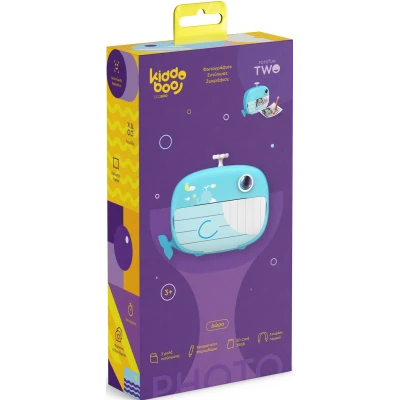 Kiddoboo FotoFun 2 aparat z drukarką termiczną i selfie + karta 32GB Blue