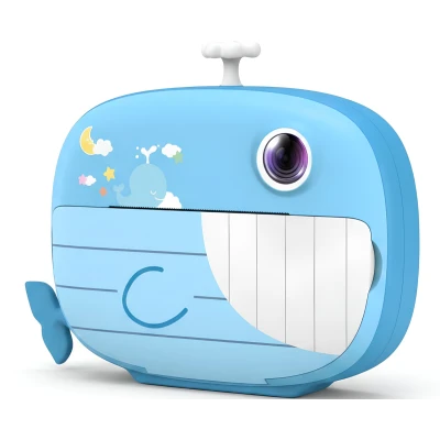 Kiddoboo FotoFun 2 aparat z drukarką termiczną i selfie + karta 32GB Blue