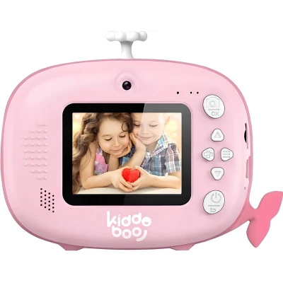 Kiddoboo FotoFun 2 aparat z drukarką termiczną i selfie + karta 32GB Pink