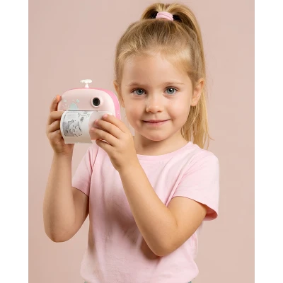 Kiddoboo FotoFun 2 aparat z drukarką termiczną i selfie + karta 32GB Pink