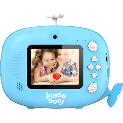 Kiddoboo FotoFun 2 aparat z drukarką termiczną i selfie + karta 32GB Blue