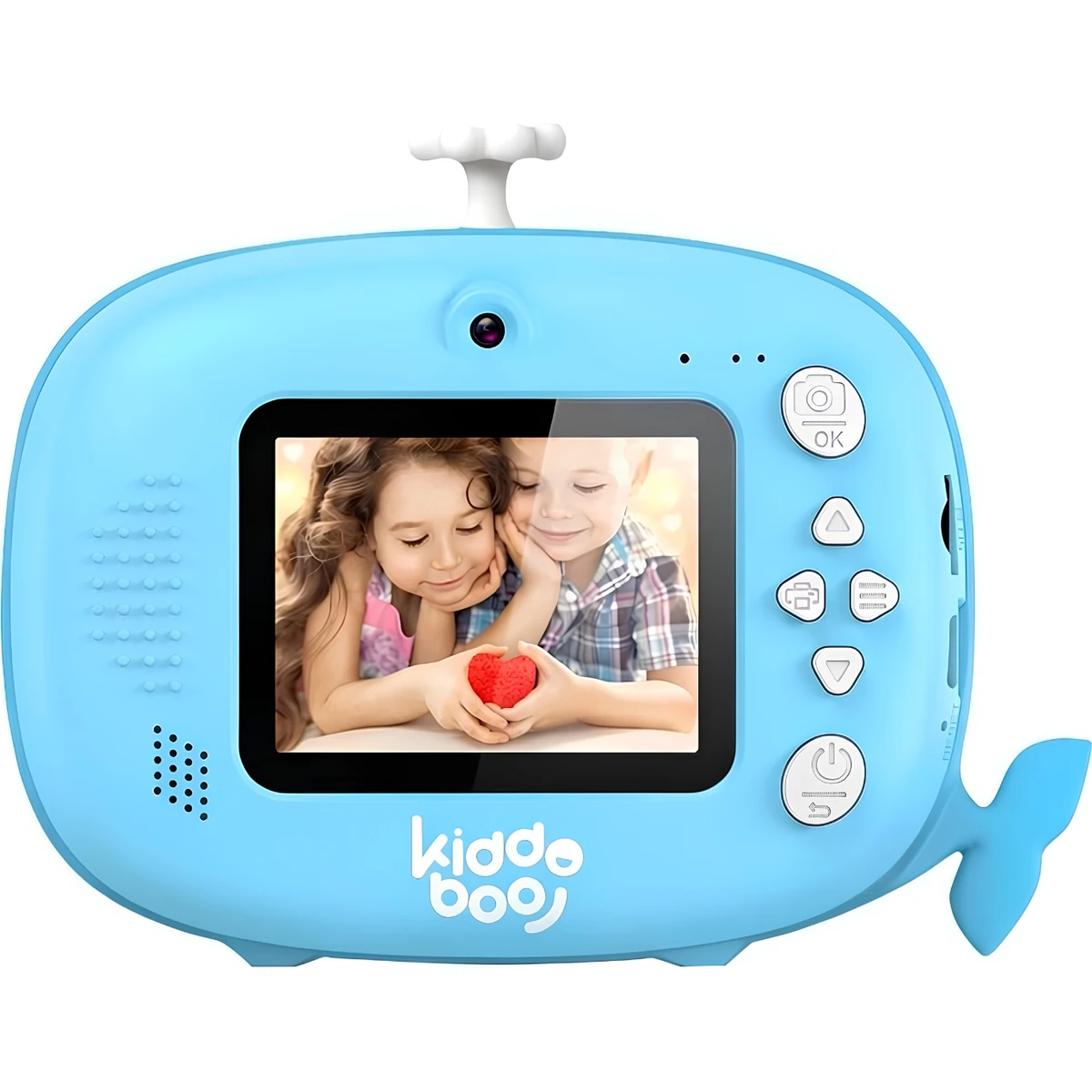 Kiddoboo FotoFun 2 aparat z drukarką termiczną i selfie + karta 32GB Blue