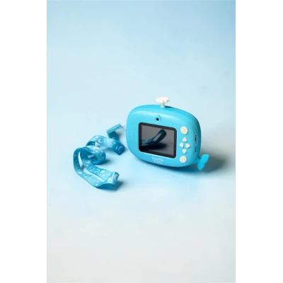 Kiddoboo FotoFun 2 aparat z drukarką termiczną i selfie + karta 32GB Blue