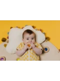 Petit Boum Drewniana zabawka sensoryczna do rączki Donut Calm Fioletowy 6m+