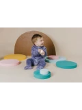 Petit Boum Drewniana zabawka sensoryczna do rączki Reflect Donut- świat odbić 6m+