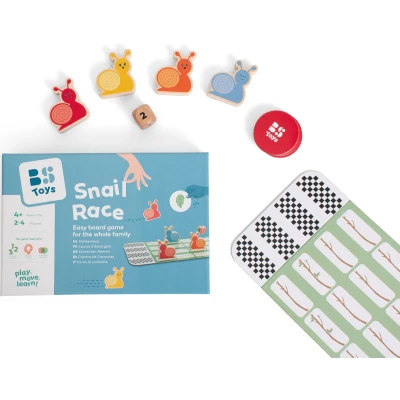 BS Toys Wyścig Ślimaków – emocjonująca gra planszowa 2–4 graczy 4+ FSC®