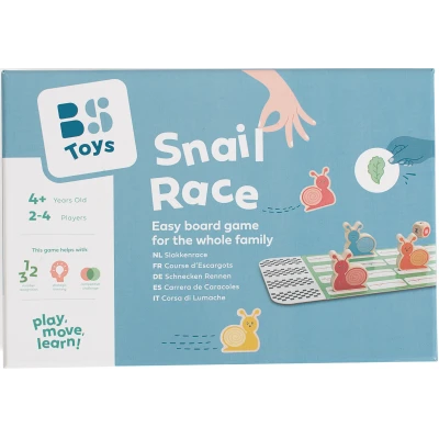 BS Toys Wyścig Ślimaków – emocjonująca gra planszowa 2–4 graczy 4+ FSC®