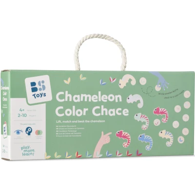 BS Toys Kameleon Drewniana gra pamięciowa 3 Poziomy Trudności | FSC® 4+