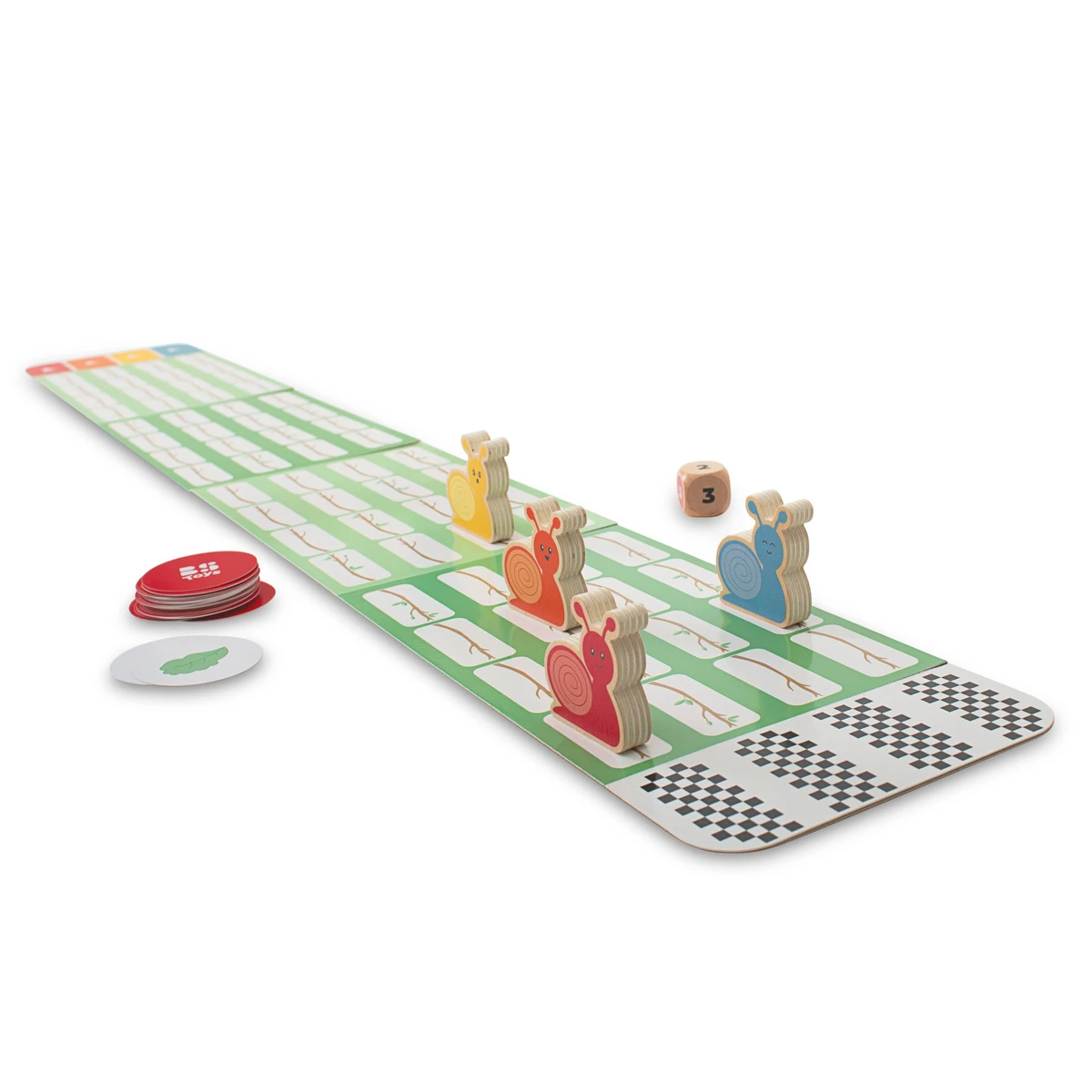 BS Toys Wyścig Ślimaków – emocjonująca gra planszowa 2–4 graczy 4+ FSC®