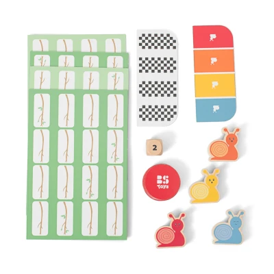 BS Toys Wyścig Ślimaków – emocjonująca gra planszowa 2–4 graczy 4+ FSC®