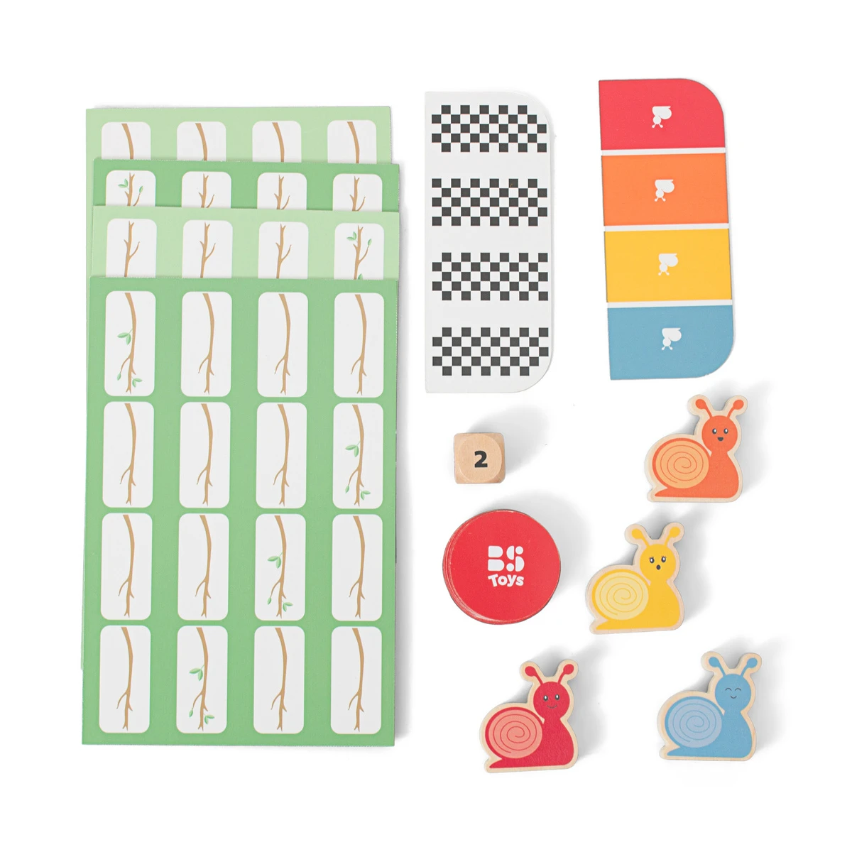BS Toys Wyścig Ślimaków – emocjonująca gra planszowa 2–4 graczy 4+ FSC®