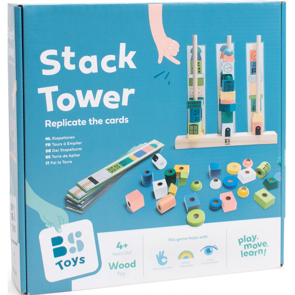 BS Toys Zestaw 5 Gier Edukacyjnych Single Player Kup 4 1 Gratis 4-8 LAT