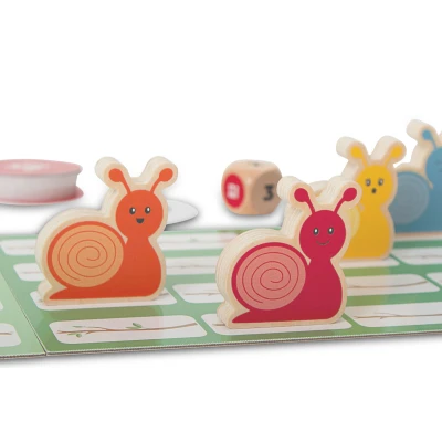 BS Toys Wyścig Ślimaków – emocjonująca gra planszowa 2–4 graczy 4+ FSC®