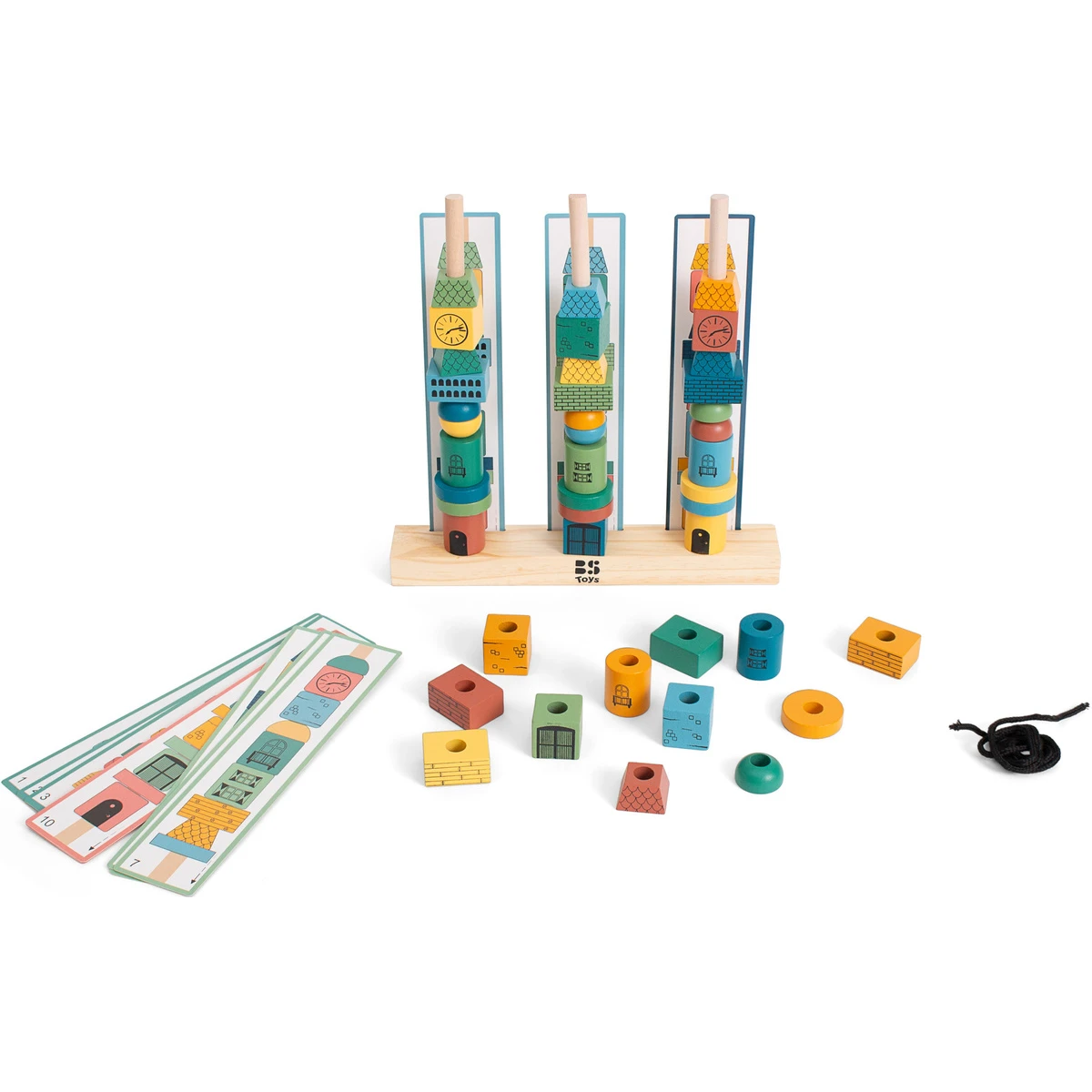 BS Toys Zestaw 5 Gier Edukacyjnych Single Player Kup 4 1 Gratis 4-8 LAT