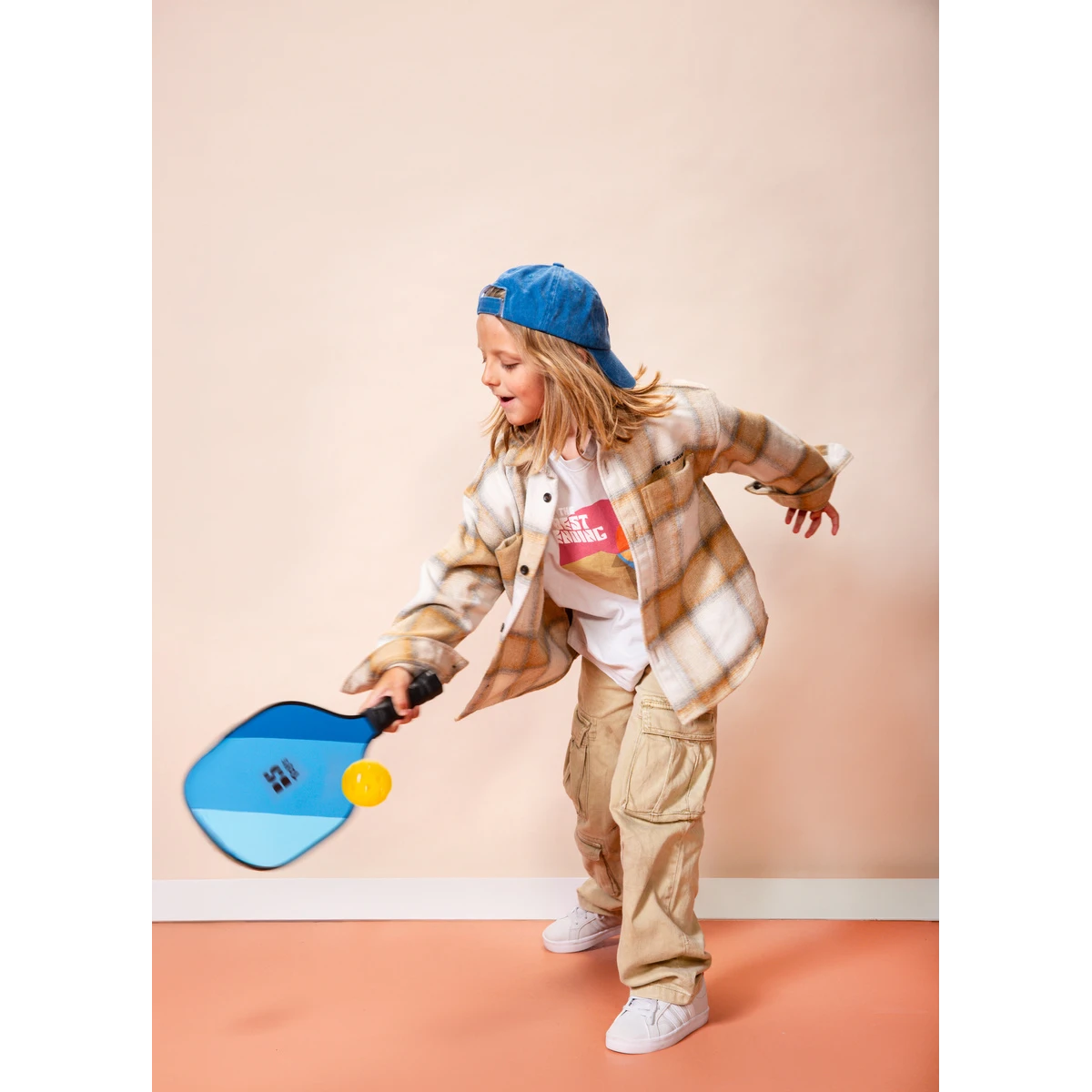 BS Toys Zestaw do Pickleballa dla Dzieci i Dorosłych – 2 Rakietki Drewniane + Siatka + Piłki + Torba | FSC® | wiek 8+