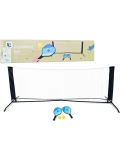 BS Toys Zestaw do Pickleballa dla Dzieci i Dorosłych – 2 Rakietki Drewniane + Siatka + Piłki + Torba | FSC® | wiek 8+