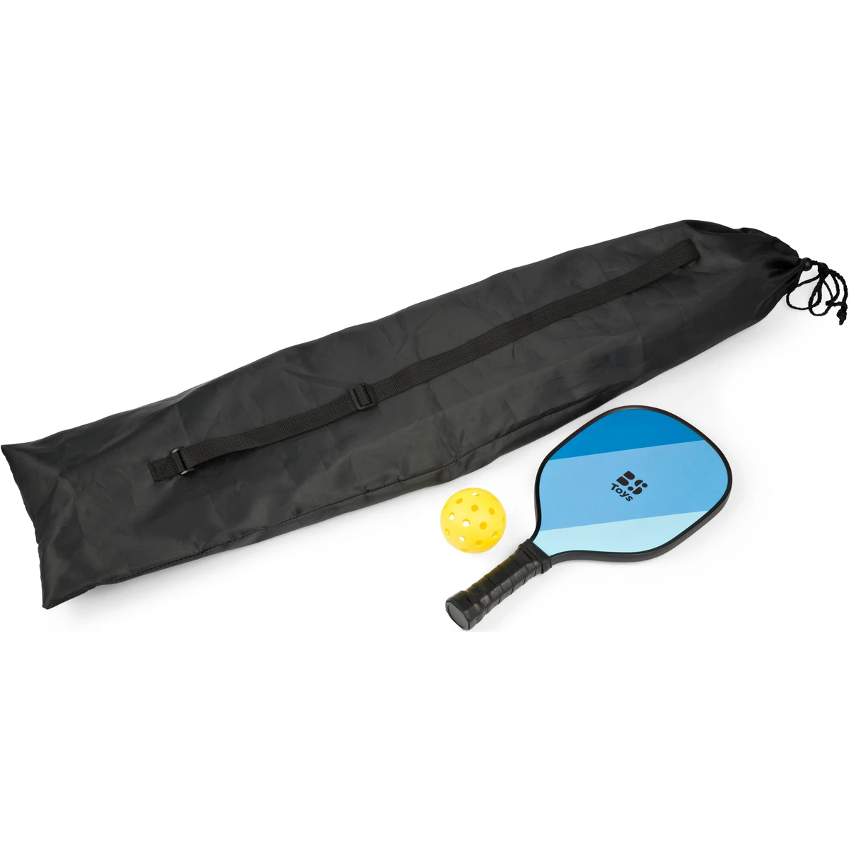 BS Toys Zestaw do Pickleballa dla Dzieci i Dorosłych – 2 Rakietki Drewniane + Siatka + Piłki + Torba | FSC® | wiek 8+